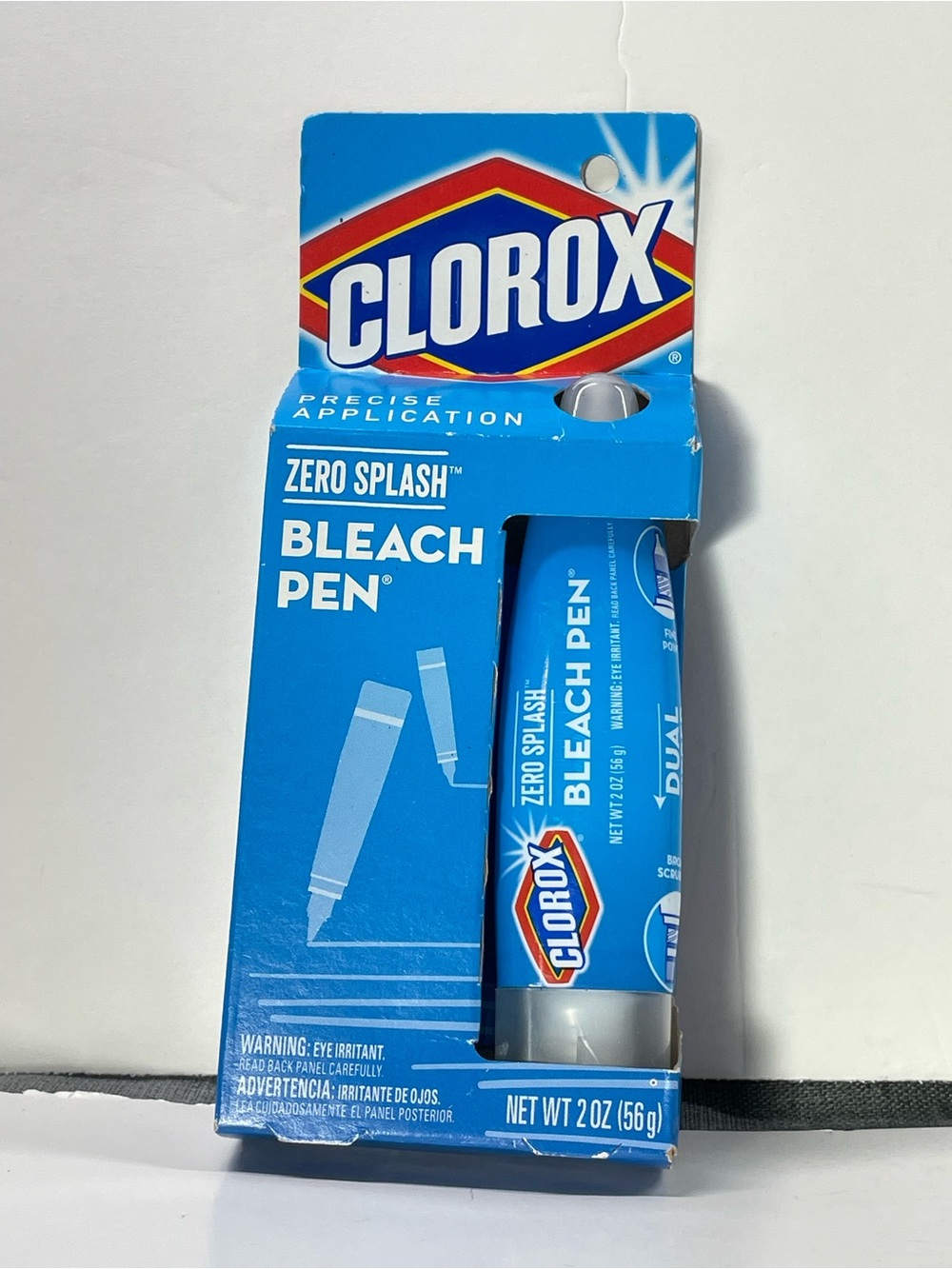 Clorox Zero Splash Bleach Pen Dual Tipped 2Oz 56g